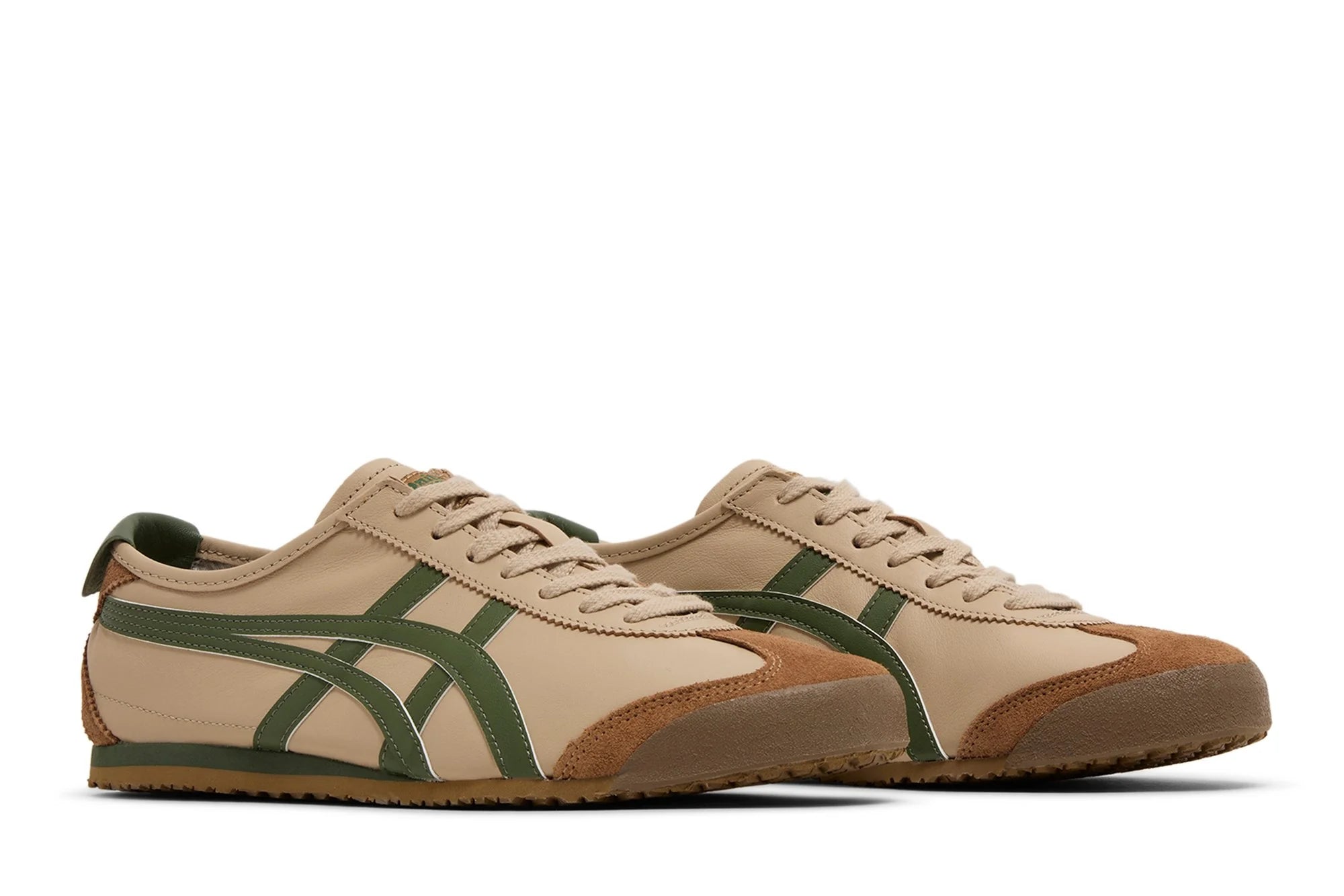 Onitsuka Tiger Mexico 66 Beige Grass Green Marrom