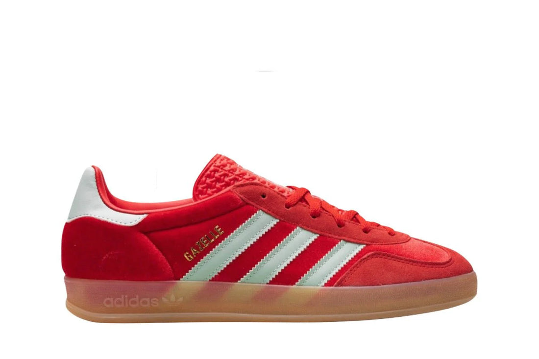 Adidas Gazelle Indoor Better Scarlet Green Velvet Vermelho