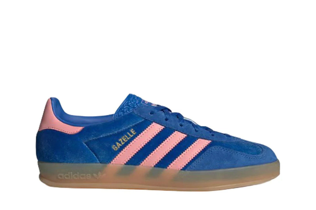 Adidas Gazelle Indoor Blue Semi Pink Velvet Azul