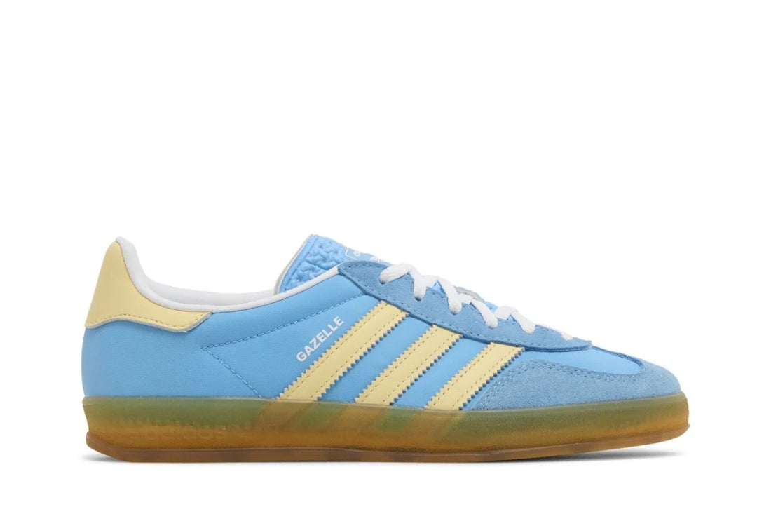 Adidas Gazelle Indoor Semi Blue Burst Almost Yellow Azul