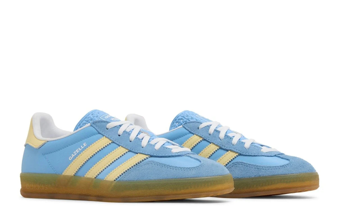 Adidas Gazelle Indoor Semi Blue Burst Almost Yellow Azul