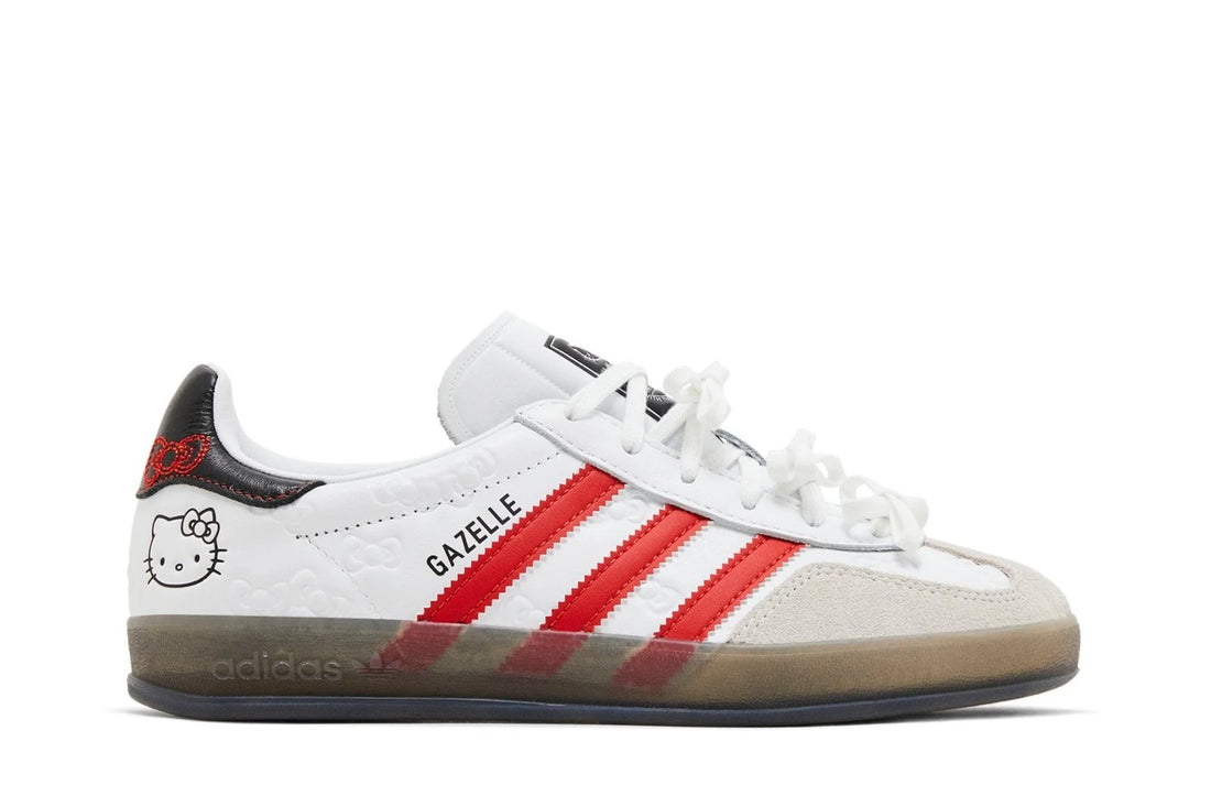 Adidas Gazelle Indoor x Hello Kity Anniversary Cloud White Red Branco