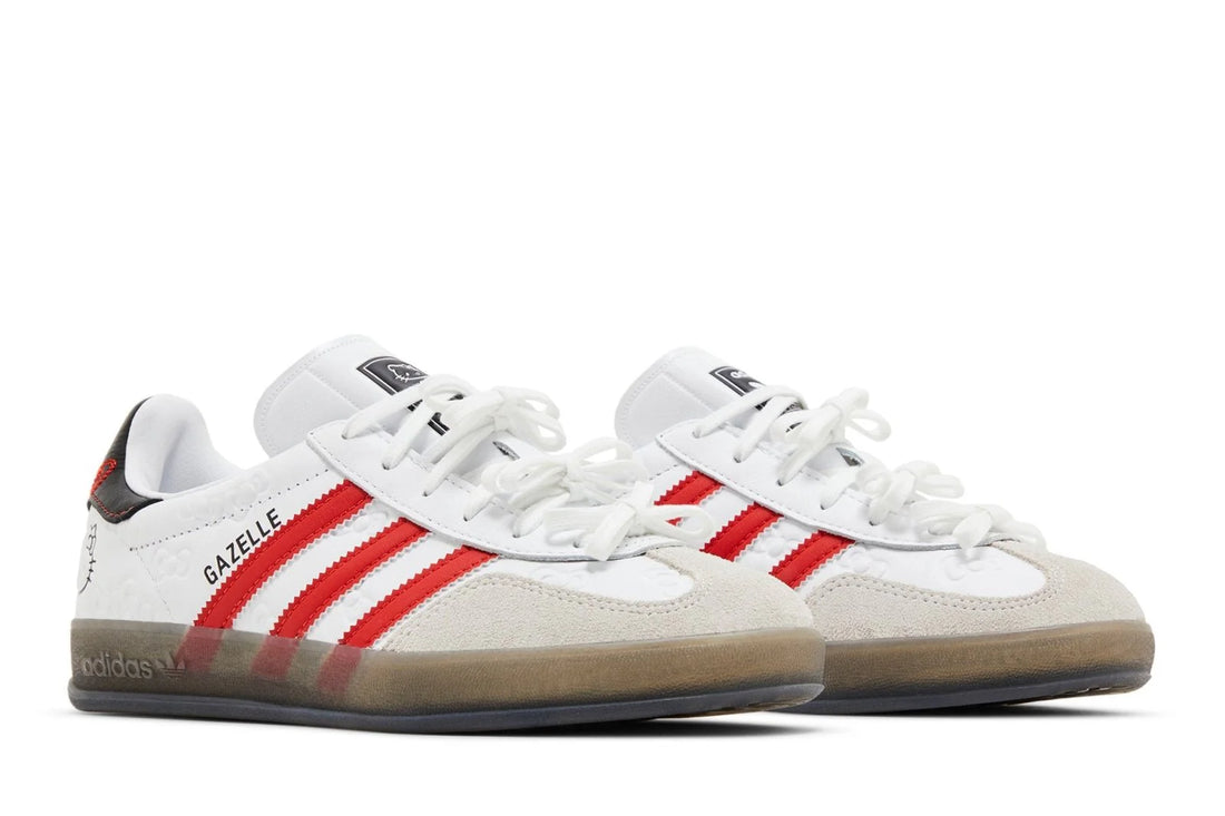 Adidas Gazelle Indoor x Hello Kity Anniversary Cloud White Red Branco