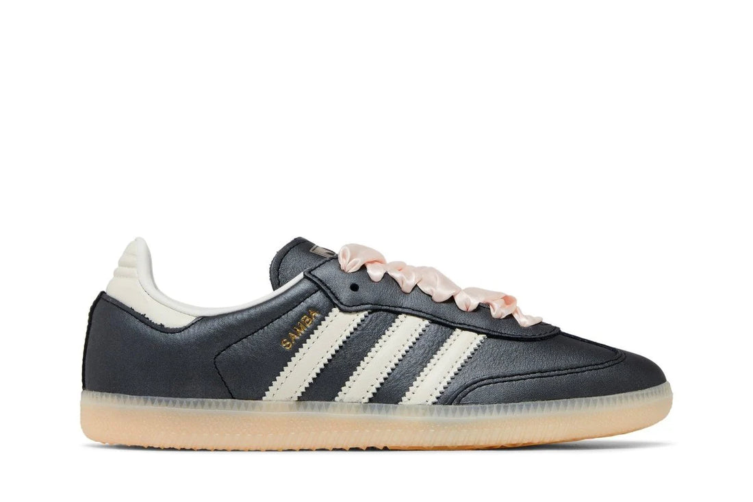 Adidas Samba OG Black Ribbon Laces Preto