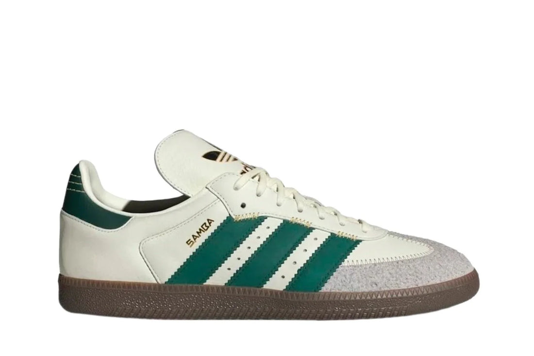 Adidas Samba OG Ivory Collegiate Green Branco