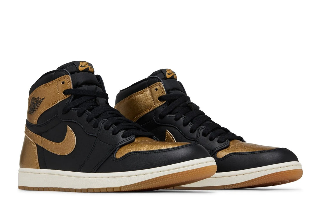 Air Jordan 1 High Og Black Metallic Gold Preto