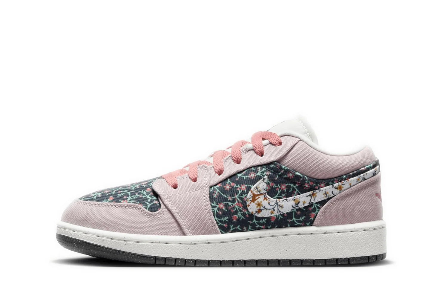 Air Jordan 1 Low &quot;Floral Canvas&quot; Rosa