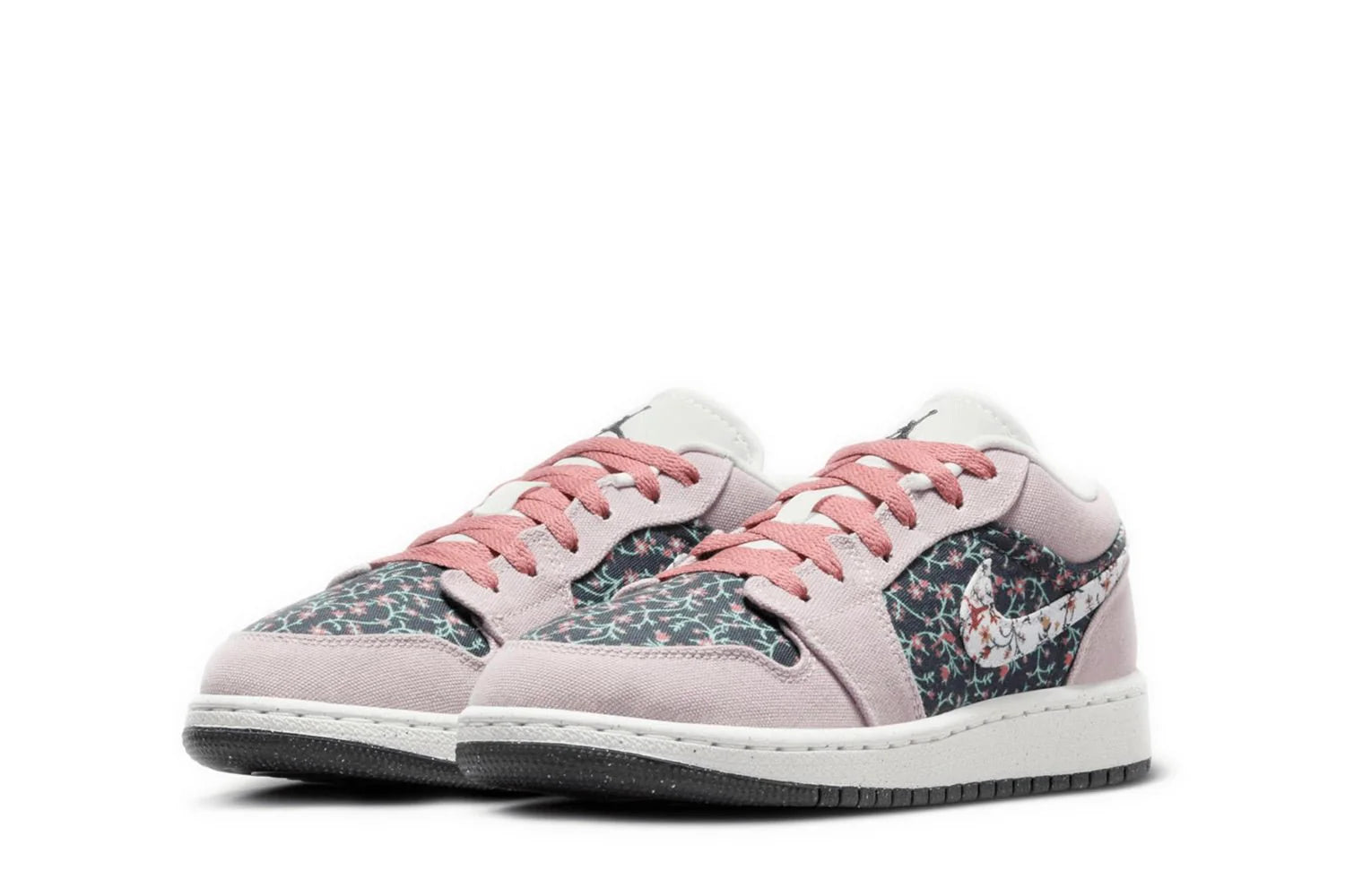 Air Jordan 1 Low &quot;Floral Canvas&quot; Rosa