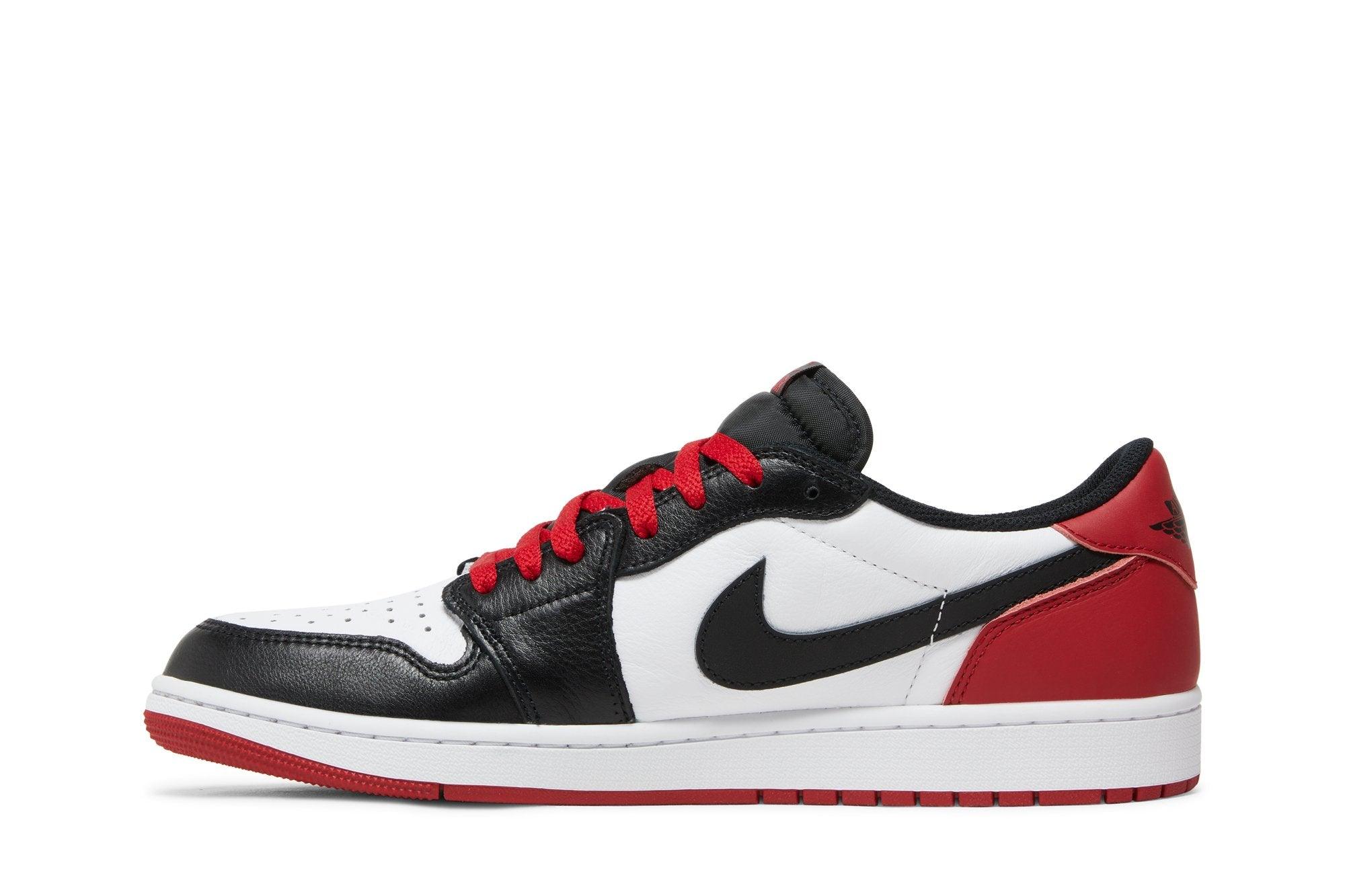 Air Jordan 1 Low OG Black Toe (2023) Vermelho