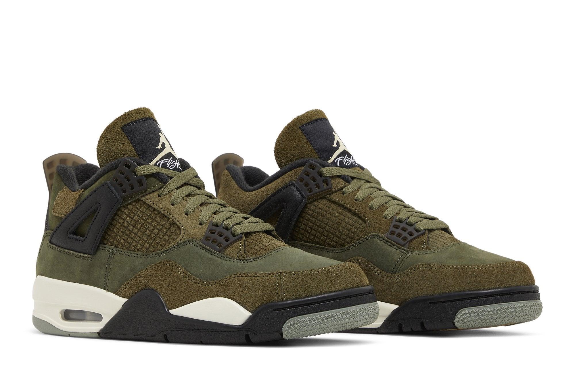 Air Jordan 4 Craft Medium Olive Verde